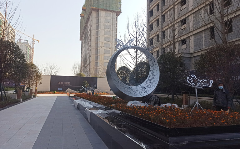 不锈钢爱游戏平台——蝶落玉环