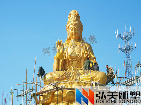 佛像厂家佛像安装现场
