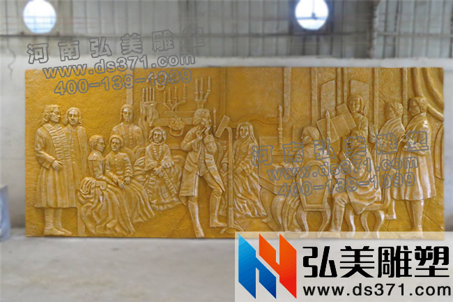 玻璃钢仿砂岩浮雕河南爱游戏平台厂家制作