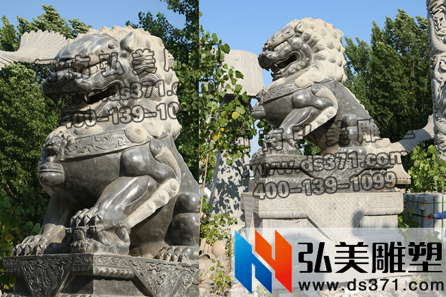 石雕狮子-招财生权石雕狮子-河南爱游戏平台公司