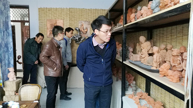 恒大旅游集团材料公司来厂参观考察