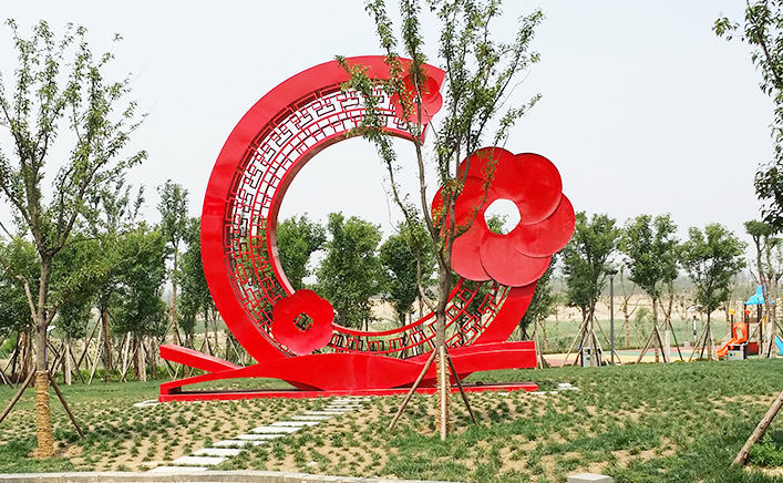 园林景观不锈钢花环爱游戏平台