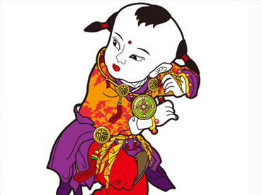 年画福娃