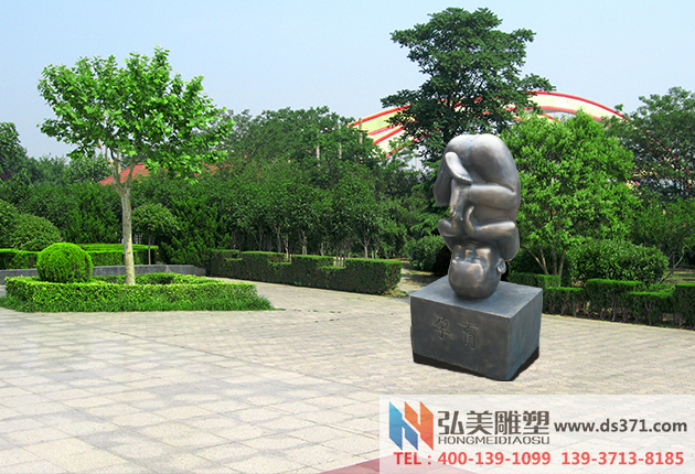 园林小品玻璃钢爱游戏平台《孕育》